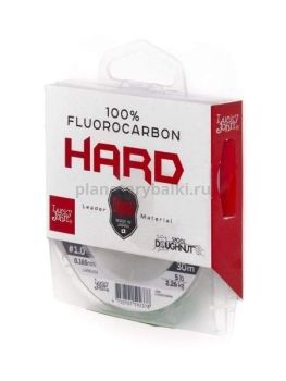 Леска монофильная Lucky John FLUOROCARBON Hard 30м, 0,165мм, 2,26кг