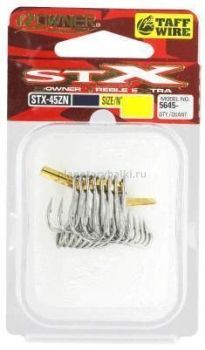 Крючки тройные OWNER STX-45ZN 5645 №5, 8шт.