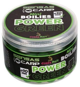 Мини бойлы Sensas CRAZY Power Green 10мм, 0.08кг