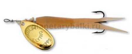 Блесна вращающаяся MEPPS Aglia Flying №2, 15гр., цвет OR/naturel