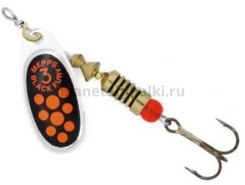 Блесна вращающаяся MEPPS Black Fury Orange №3, 6,5гр., цвет AG