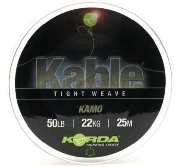 Лидкор KORDA Kable Tight Weave Kamo 25м, 22,7кг