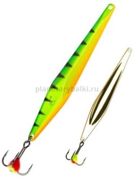 Блесна вертикальная Lucky John SHINER 45мм, 3,1гр., цвет Tiger блистер