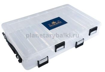 Коробка рыболовная Волжанка двухсторонняя 28,5х19х5см