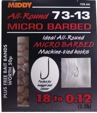 Поводки готовые MIDDY Silver Fish №14, 0.16мм, 37см, 9шт.
