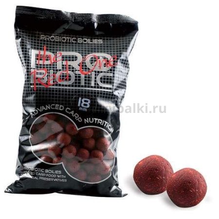 Бойлы тонущие Starbaits PROBIOTIC Red 18мм, 1кг