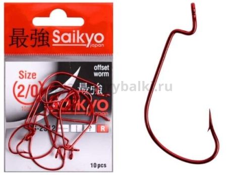 Крючки Saikyo BS-2312 Red №4, 10шт.