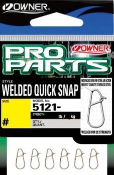 OWNER Застежка Welded Quick Snap Tairiki №000 6шт