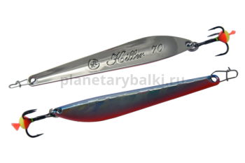 Блесна вертикальная ECOPRO Killer 60мм, 9гр., цвет BRS