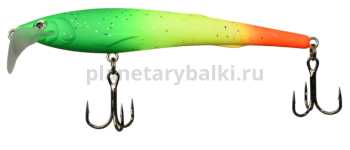 Воблер LureMax STINKA 110FMR 110мм, 12гр., 1-1,5м, цвет 128