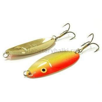 Блесна колеблющаяся Mister Cro ЧЕРНОСПИНКА 65мм, 16гр., цвет GFR