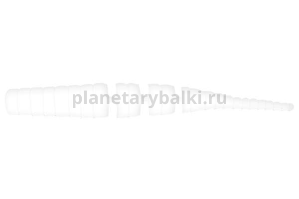Приманка силиконовая LureMax STITCH STICK 2,5'' 6,25см, White 015, 10шт.