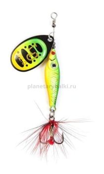 Блесна вращающаяся Lucky John TRIAN BLADE ROUND 9гр., цвет 008