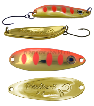 Блесна колеблющаяся LureMax Plankton-S, 40мм, 5гр., цвет 24