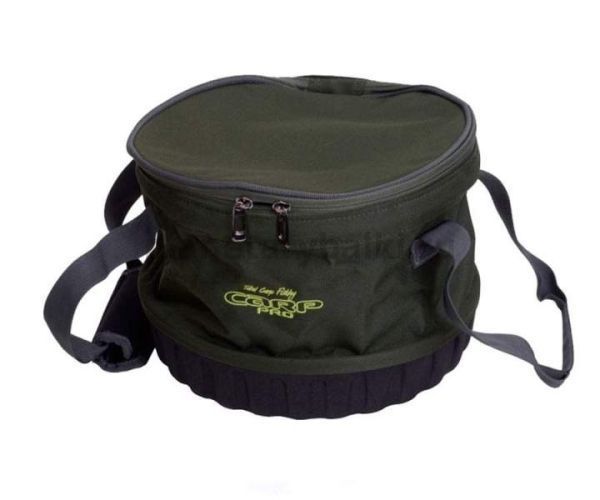 Сумка для замеса прикормки с крышкой CARP PRO большая 30х21см