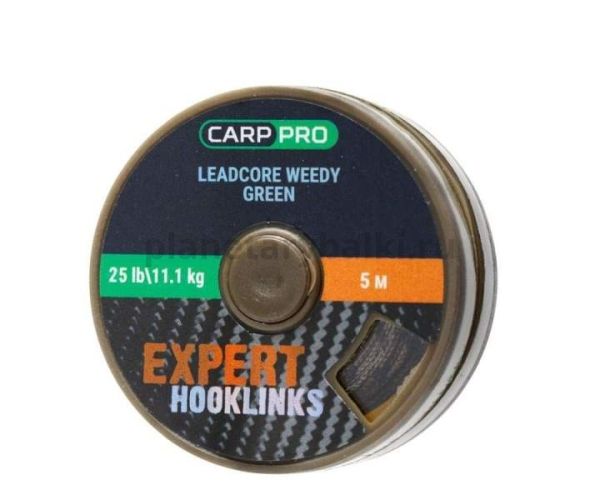 Лидкор CARP PRO зеленый 5м, 11,1кг, 25lb