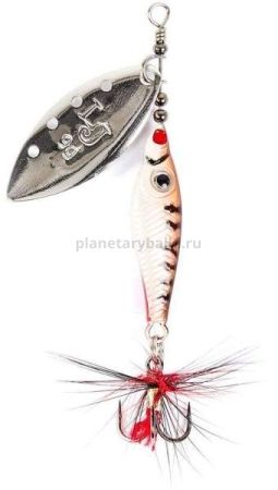 Блесна вращающаяся Lucky John TRIAN BLADE LONG 9гр., цвет 007