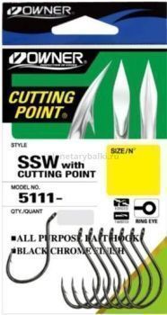Крючок OWNER Cut SSW BC №4/0, 6шт.