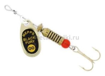 Блесна вращающаяся MEPPS Black Fury Jaune №00, 1,5гр., цвет OR