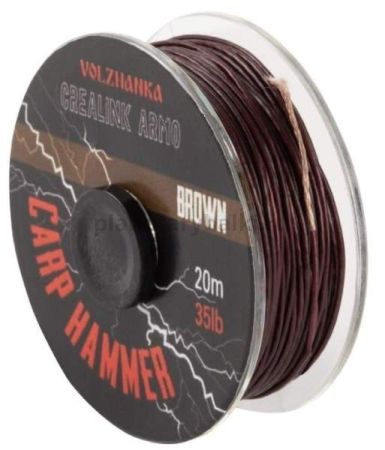 Поводочный материал в оплетке Volzhanka CreaLink Armo Brown 20м, 35LB для рыбалки, Поводочный материал в оплетке Volzhanka CreaLink Armo Brown 20м, 35LB отзывы, Поводочный материал в оплетке Volzhanka CreaLink Armo Brown 20м, 35LB купить, Поводочный материал в оплетке Volzhanka CreaLink Armo Brown 20м, 35LB купить в интернет магазине, Поводочный материал в оплетке Volzhanka CreaLink Armo Brown 20м, 35LB выбрать, Поводочный материал в оплетке Volzhanka CreaLink Armo Brown 20м, 35LB обзор, Поводочный материал в оплетке Volzhanka CreaLink Armo Brown 20м, 35LB купить в розничном магазине