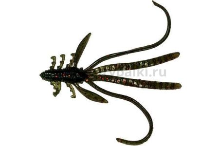 Приманка силиконовая LureMax KRAKEN 2,5'' 6см, Teriyaki Oil 005, 10шт.