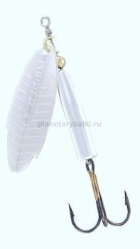 Блесна вращающаяся Lukris POPPER-L №4, 20гр., цвет P (cuerpo Plata)