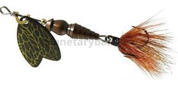 Блесна вращающаяся MEPPS Bug №0, 2,5гр., цвет dark brown