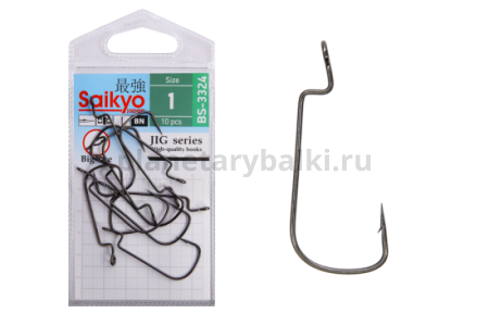 Крючки Saikyo BS-3324 BN №1, 10шт.