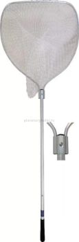 Подсачник лодочный Волжанка одночастный, аллюминиевый 1.7м, леска