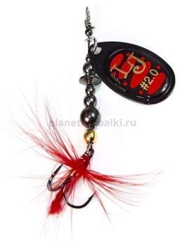 Блесна вращающаяся Lucky John BONNIE BLADE №2, 4.3гр., цвет 009 в блистере