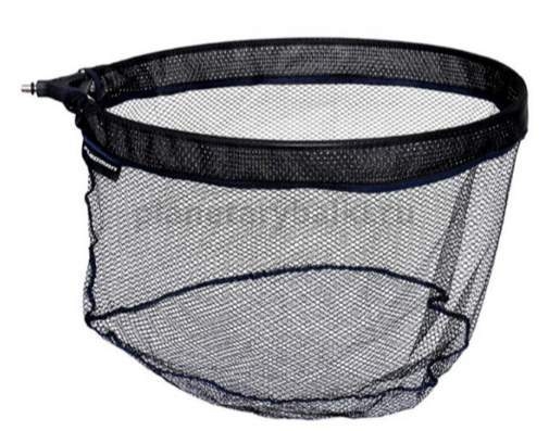 Голова подсачника FLAGMAN Oval Net Head Plastic 50x40см, ячейка 5мм нейлон