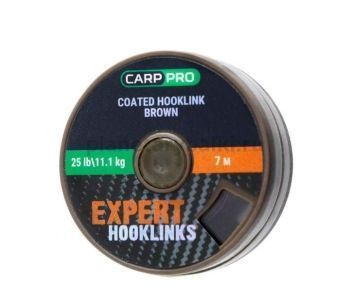 Поводковый материал в оболочке CARP PRO коричневый 7м, 11,1кг, 25lb