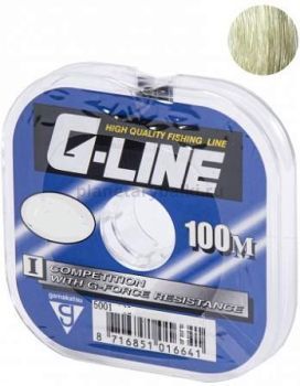 Леска монофильная Gamakatsu G-Line COMPETITION 100м, 0,09мм, 0,79кг