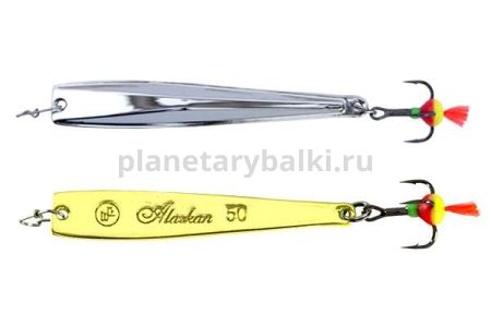Блесна вертикальная ECOPRO Alaskan 80мм, 15,5гр., цвет SG