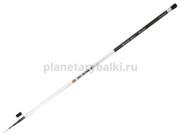 Удилище поплавочное без колец WFT XK Bone PURE CARBO POLE 5м, тест 4-20гр.