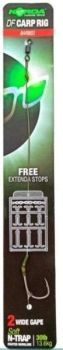 Поводки готовые KORDA N Trap DF Rig Wide Gape №2, 30lbs
