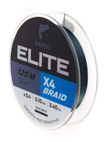 Шнур плетёный Salmo Elite х4 BRAID Dark Gray 125м, 0,10мм, 3,4кг для рыбалки, Шнур плетёный Salmo Elite х4 BRAID Dark Gray 125м, 0,10мм, 3,4кг отзывы, Шнур плетёный Salmo Elite х4 BRAID Dark Gray 125м, 0,10мм, 3,4кг купить, Шнур плетёный Salmo Elite х4 BRAID Dark Gray 125м, 0,10мм, 3,4кг купить в интернет магазине, Шнур плетёный Salmo Elite х4 BRAID Dark Gray 125м, 0,10мм, 3,4кг выбрать, Шнур плетёный Salmo Elite х4 BRAID Dark Gray 125м, 0,10мм, 3,4кг обзор, Шнур плетёный Salmo Elite х4 BRAID Dark Gray 125м, 0,10мм, 3,4кг купить в розничном магазине