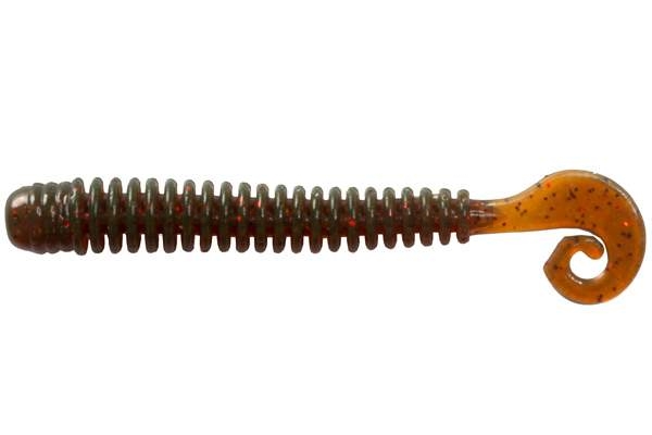 Приманка силиконовая LureMax CHEEKY WORM 3,5'' 8,75см, Teriyaki Oil 005, 10шт.