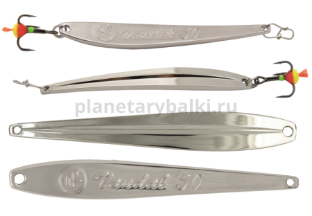Блесна вертикальная ECOPRO Vandal 50мм, 3,5гр., цвет S
