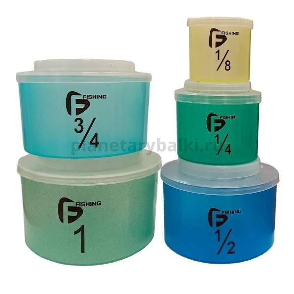 Коробка F-FISHING набор Матрешка для насадки 5 in 1 Made in Italy
