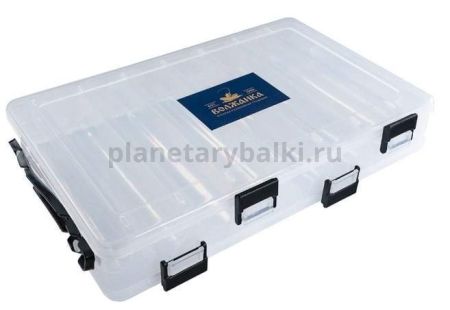 Коробка рыболовная Волжанка двухсторонняя 28,5х19х5см