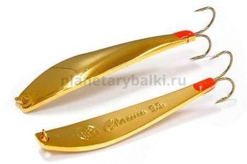 Блесна вертикальная ECOPRO Clown двойник 65мм, 13гр., цвет G