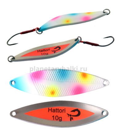 Блесна колеблющаяся LureMax Hattori 55мм, 10гр., цвет 128