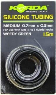 Силиконовая трубка Korda Silicone Tube Green диаметр 0,75мм, длина 1,5м