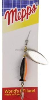 Блесна вращающаяся MEPPS Aglia Long Heavy №1+, 12гр., цвет AG/NR oge