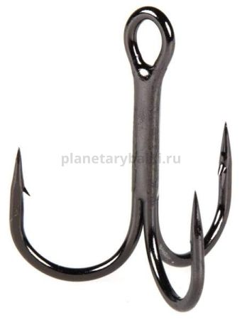Крючки-тройники Gamakatsu 18 TREBLE BLACK №02, 6шт.