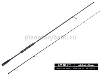 Спиннинг Lucky John Addict 35 7'8" 2,34м, тест 8-35гр.