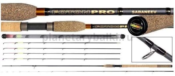 Удилище фидерное SABANEEV FOTON PRO 3.9м, тест 150гр.