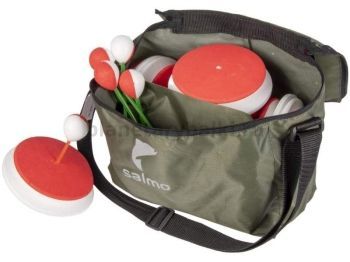 Кружки в сумке SALMO диаметр 16см, 250гр., набор 10шт.