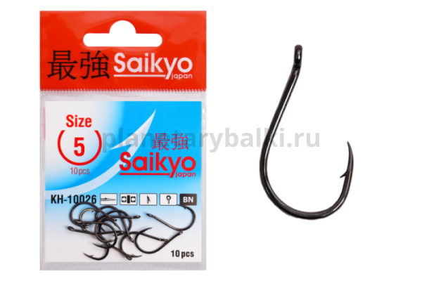 Крючки Saikyo Chinu Ring BN KH-10026 №5, 10шт.